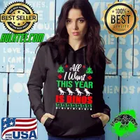 All I Want This Year Is Dinos Christmas Hoodie