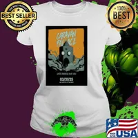 Caravan Palace Mar 31 2025 The Depot In Salt Lake City UT Tour Poster Ladies tee