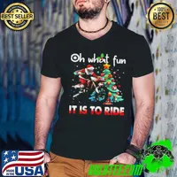 Christmas Oh What Fun Dirt Bike Funny Xmas Motorcross Shirt