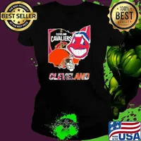 Cleveland Cavaliers Cleveland India And Cleveland Browns Cleveland Logo 2024 Ladies tee
