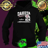 Dakota Indians #34 Celebrating The Rich History And Tradition Of High School Girls Volleyball Hoodie