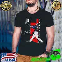 Freddie Freeman 5 For Atlanta Braves Baseball Signature Guys V Neck