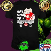 Here Kitty Kitty 2020 Iron Bowl Champions Alabama 42 Auburn 13 shirt