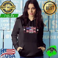Hidin From Biden American Flag Hoodie