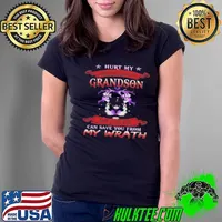 Hurt My Granddaughter Or Grandson Not Even God Can Save You From My Wrath Ladies Tee