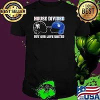 Los Angeles Dodgers Vs New York Yankees House Divided But Our Love United Shirt