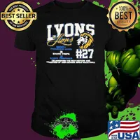 Lyons Lions #27 Celebrating The Rich History And Tradition Of High School Girls Volleyball Unisex