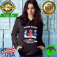 Maple Leafs Raiders And Blue Jays Mascot Damn Right I Am A Toronto Fan Win Or Lose 2024 Hoodie