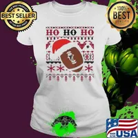 NFL Atlanta Falcons Football Santa Claus Ho Ho Ho Christmas 2024 Shirt