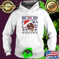 NFL New York Giants Football Santa Claus Ho Ho Ho Christmas 2024 Hoodie