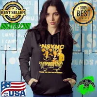 Nsync 25th Anniversary 1995 2020 Thank You For The Memories Signature Hoodie