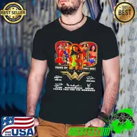 Official Wonder Woman 80 years of 1941 2021 thank you for the memories signatures shirt