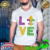 Parade Carnival Lover Costume Party Mardi Gras Guys V Neck