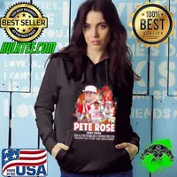 Pete Rose 1941 2024 MLB's All Time Hit King And A Cincinnati Reds Icon Thank You For The Memories Signature Shirt