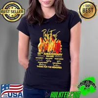Pink Floyd Band Music 55th Anniversary 1965 2020 Thank You For The Memories Signature Ladies Tee