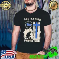 Pitts Nation Under God Guys V Neck