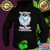 Real Women Love Football Smart Women Love The Houston Texans X Floral Diamonds Hoodie