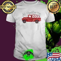 Red car oh christmas tree snack cakes shirt