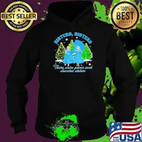Sisters White Christmas Movie 1954 Xmas Snow Pajamas Holiday Retro Cartoon Hoodie