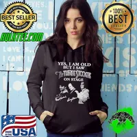 Yes I am old but I saw the Three Stooges on stage Signatures tee Hoodie