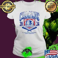 8 time world champs Los Angeles Dodgers graphic Ladies tee