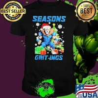 Detroit Lions Season’s Grit Ings Christmas Unisex