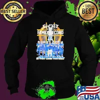 God First Family Second Then Detroit Lions Football Signature Shirt