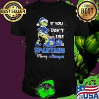 Grinch Santa If You Don’T Like San José State Spartans Merry Kissmyass 2024 Unisex