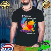 I Believe There Are Angels Among Us Winnie The Pooh Piglet And Butterfly Shirt
