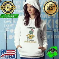 I Hate People But I Love My Southern Miss Golden Eagles Grinch Merry Christmas Hoodie