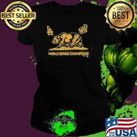 Los Angeles Dodgers 2024 World Series Champions Cali Bear Shirt