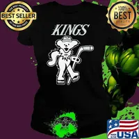 Los Angeles Kings Grateful Dead Night Celebrating Dancing Bears 2024 Hockey Ladies tee