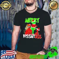 Merry Kissmyass Grinch Christmas vintage shirt