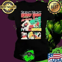 Official Silent Night Deadly Night Ho, Ho, Ho He Knows When You've Been Naughty Christmas Shirt