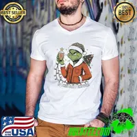 San Francisco Giants x Santa Grinch Is This Jolly Enough Merry Christmas Guys V Neck