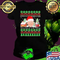 Santa Joe Biden Happy uh Merry uh you know the thing Ugly Christmas 2024 Shirt