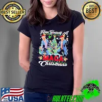 Santa Trump Have Yourself A Merry Maga Christmas Trump Dancing Light 2024 shirt