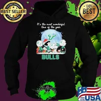 South Florida Bulls It The Most Wonderful Time Of The Year Peanut Characters Christmas Hoodie