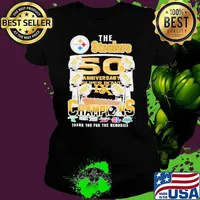 The Pittsburgh Steelers 50 Anniversary Super Bowl Champions Thank You For The Memories Shirt