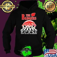 Troy Vincent Joe Thomas Melvin Gordon J J Watt Ron Dayne Wisconsin Badgers 135th Anniversary 1889 2024 Thank You For The Memories Shirts Hoodie