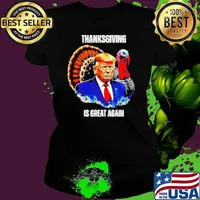 Trump Thanksgiving is great again Ladies tee