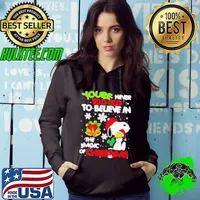 You’re never too old to believe in the magic of Christmas Snoopy Hoodie