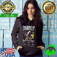 50 Years of Iron Maiden Run for Your Lives Commemorative thank you for the memories Hoodie