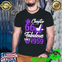 66th Birthday Made in 1959 66 Years Old High Heel T-Shirt