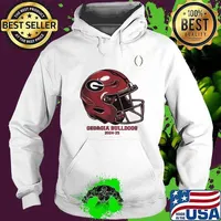 College Football Playoff 2025 Georgia Bulldogs Helmet NCAA Division Hoodie