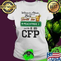 College Football Playoff 2025 National Championship Game Welcome To Atlanta Natural Ladies tee
