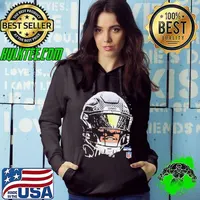 DK Metcalf Seattle Seahawks NFL football big face signature graphic Hoodie