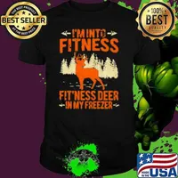 Funny Hunting I'm Into Fitness Fit'ness Deer In My Freezer Unisex