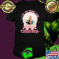 Funny Trump 2024 Ill Be Home Christmas Santa Xmas Pajamas Unisex