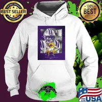 Garrett Nussmeier LSU Tigers third-most passing yards in a season 3739 Yards 26 TDs Signature Poster Hoodie